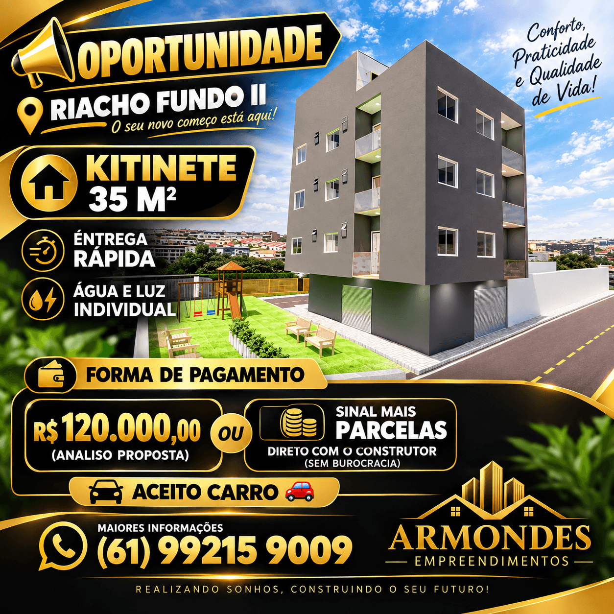 Apartamento em Setor Habitacional Arniqueira