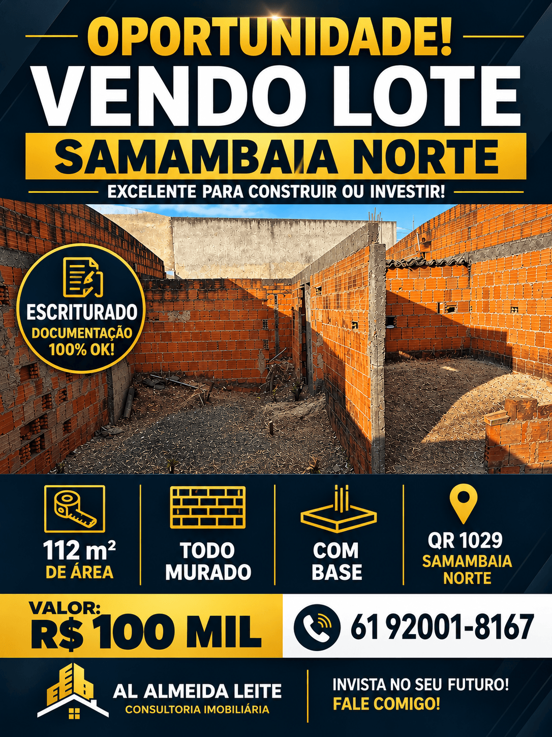 Terreno em Samambaia Norte